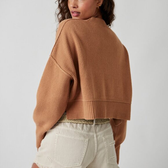 Free People Easy Street Crop Pullover - Picture 2 of 11
